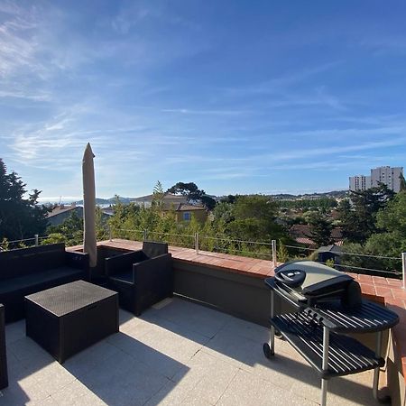 Haut De Villa Vue Mer La Seyne-sur-Mer Esterno foto