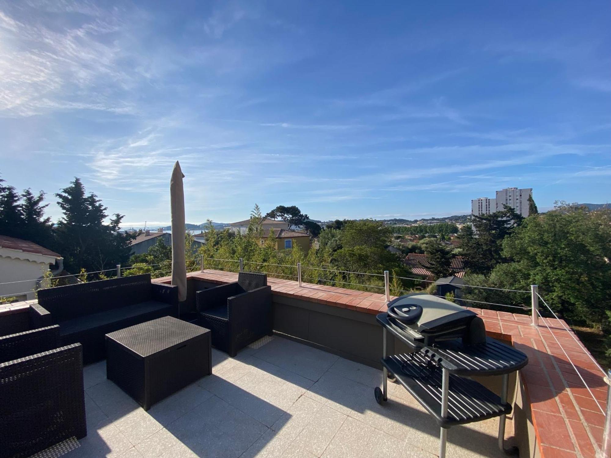 Haut De Villa Vue Mer La Seyne-sur-Mer Esterno foto